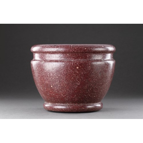 A Very Fine Circular Porphyry Mortar